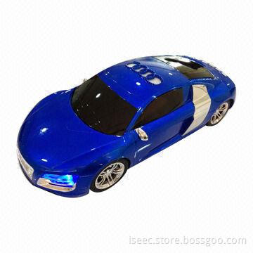 Portable Mini Car Speaker, Built-in Rechargeable Li-ion Battery and FM Radio Function